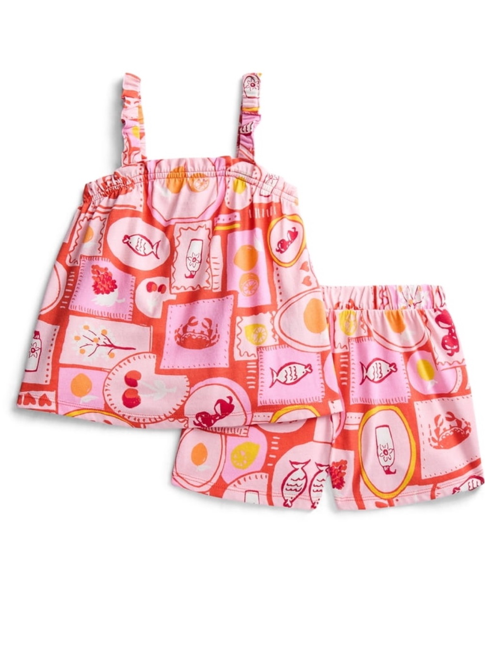 Girls 2T Tank Shorts Set
